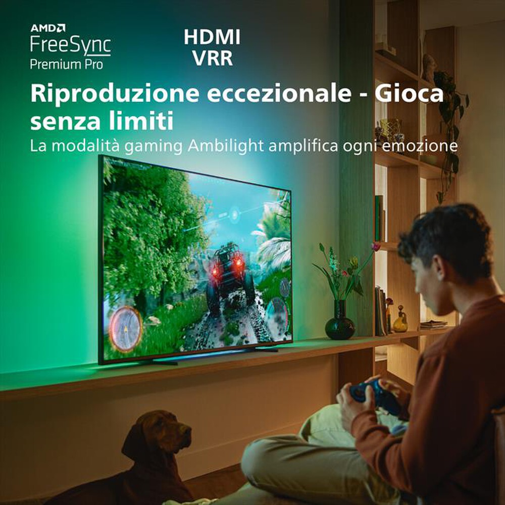 Immagine del prodotto PHILIPS - Ambilight SmartTV MINI LED UHD 4K 55" 55PML9507/12-Black