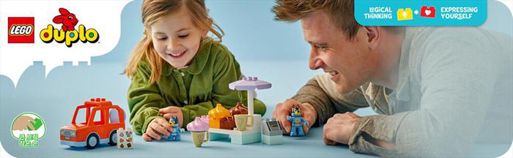Immagine del prodotto LEGO - DUPLO BLUEY Visita alla gelateria di BLUEY 10458