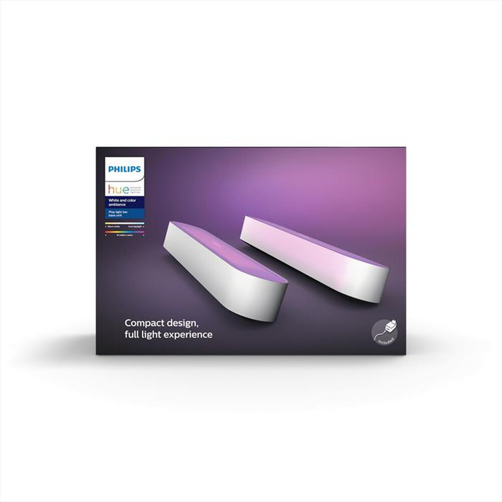 "PHILIPS - HUE PLAY UNIT BASE CON ALIMENTATORE 2 PZ-Multicolore"