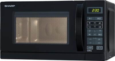 SHARP - R-642BKW-Nero / lucide