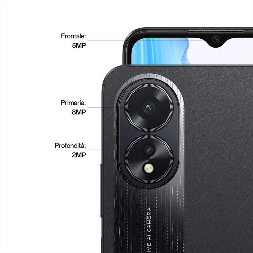 "OPPO - Smartphone Oppo A18 4+128-Glowing Black"