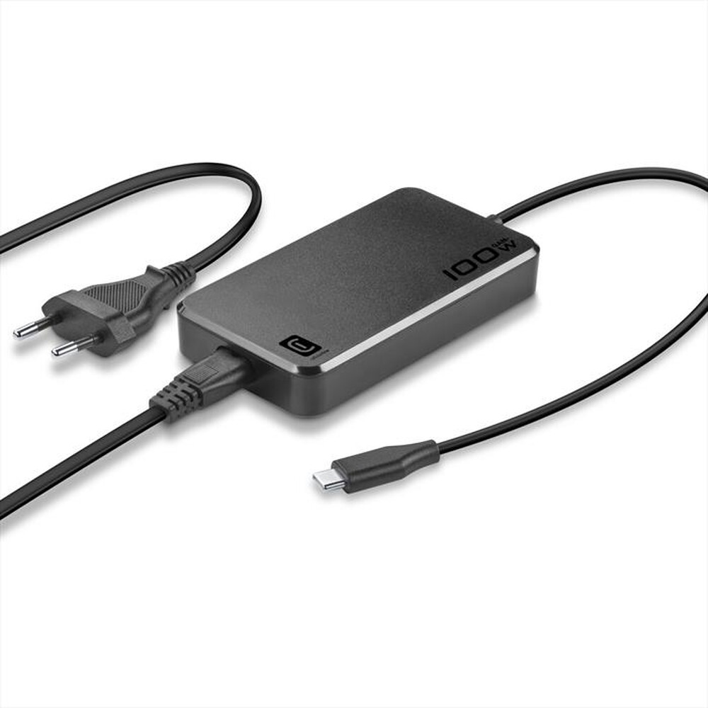 Immagine del prodotto CELLULARLINE - Caricabatterie GaN+ 100W USB-C con cavo integrato-Bianco