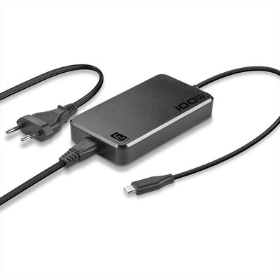 CELLULARLINE - Caricabatterie GaN+ 100W USB-C con cavo integrato-Bianco