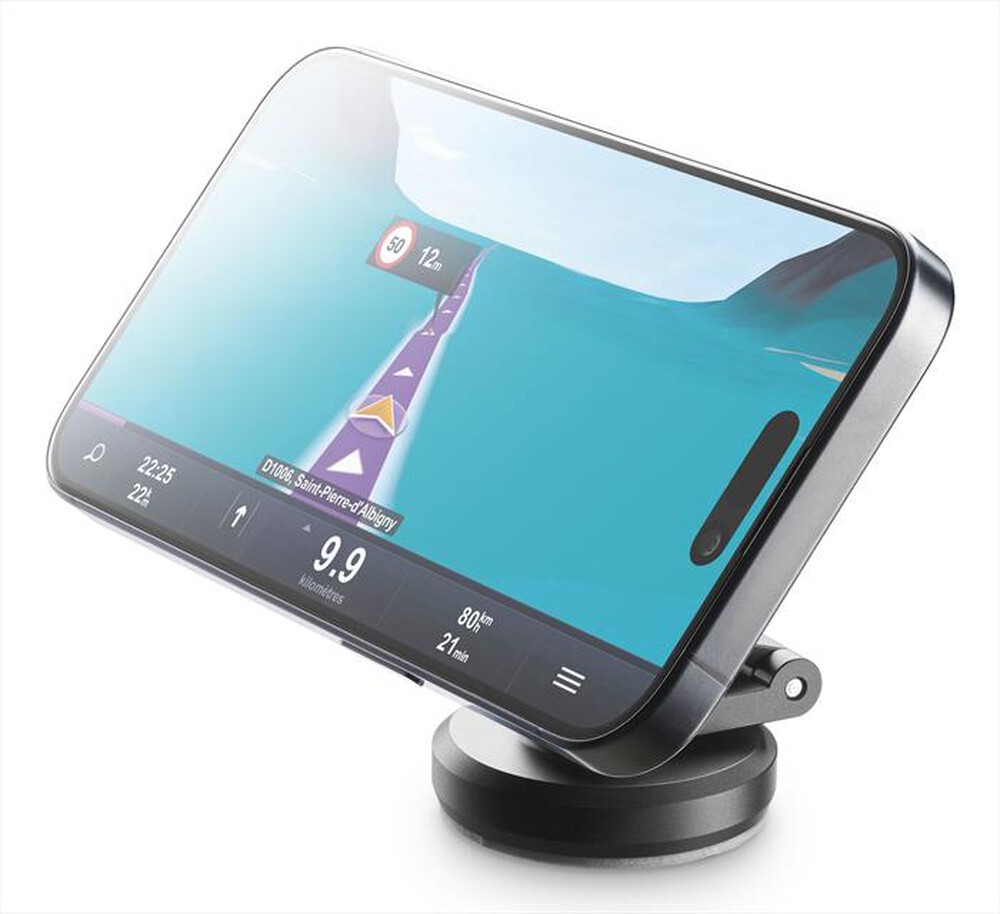 "CELLULARLINE - Supporto smartphone da auto MAGSFHOLDERCOMPCTK-Nero"