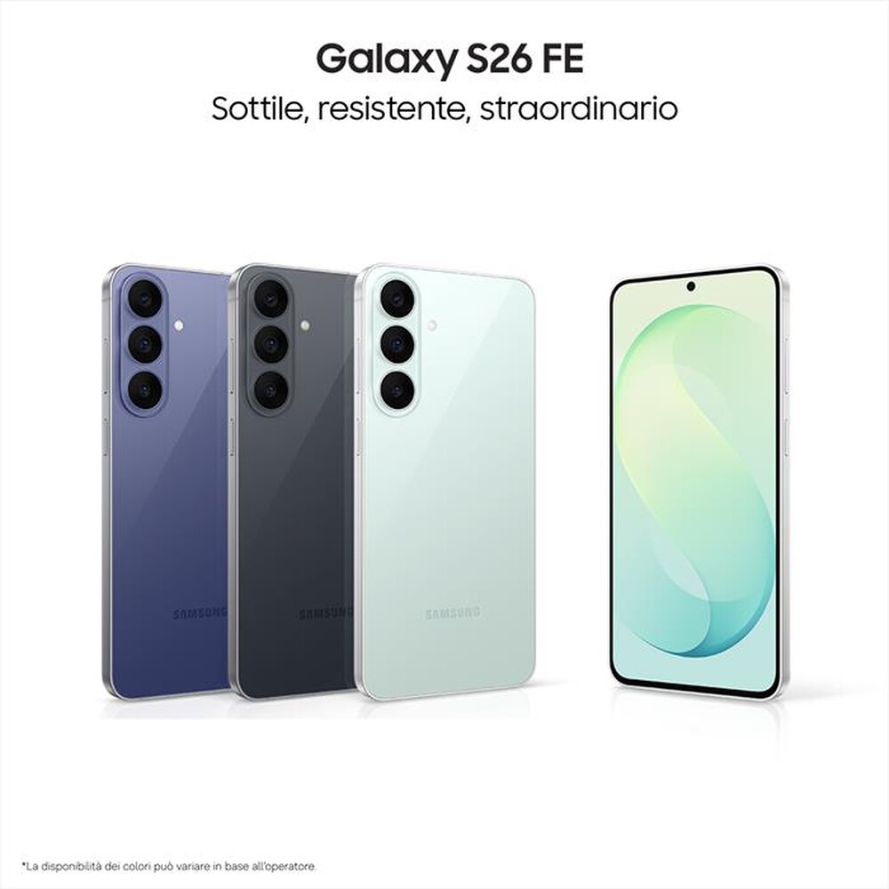 Immagine del prodotto SAMSUNG - Smartphone Galaxy S26 FE 8GB+256GB-Pistachio