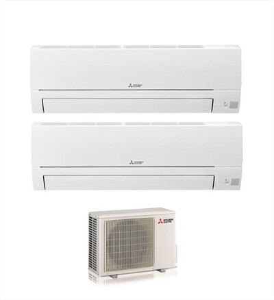 MITSUBISHI  ELECTRIC - MSZ-HR25VF+MXZ-2HA40VF Climatizzatore dualsplit