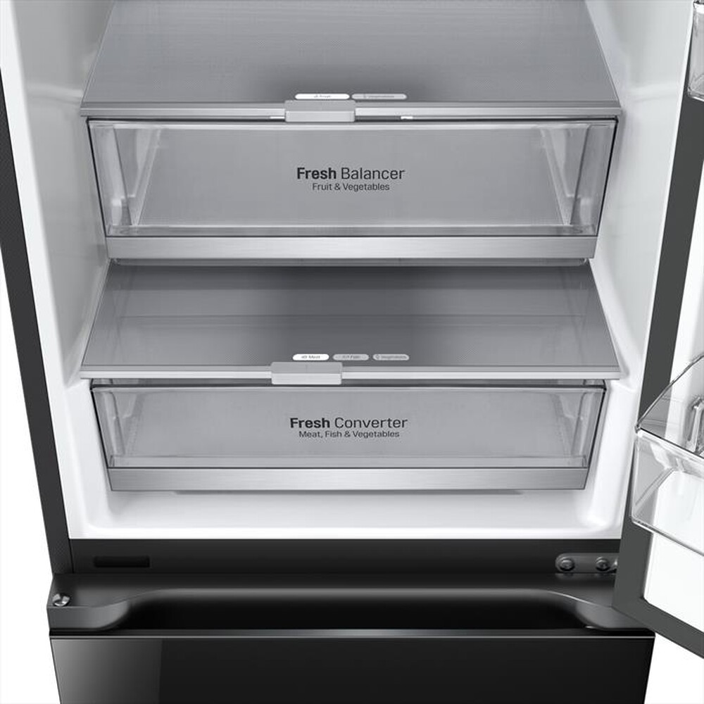 "LG - Frigorifero combinato GBB72BM9DQ Classe D 387L-Nero"