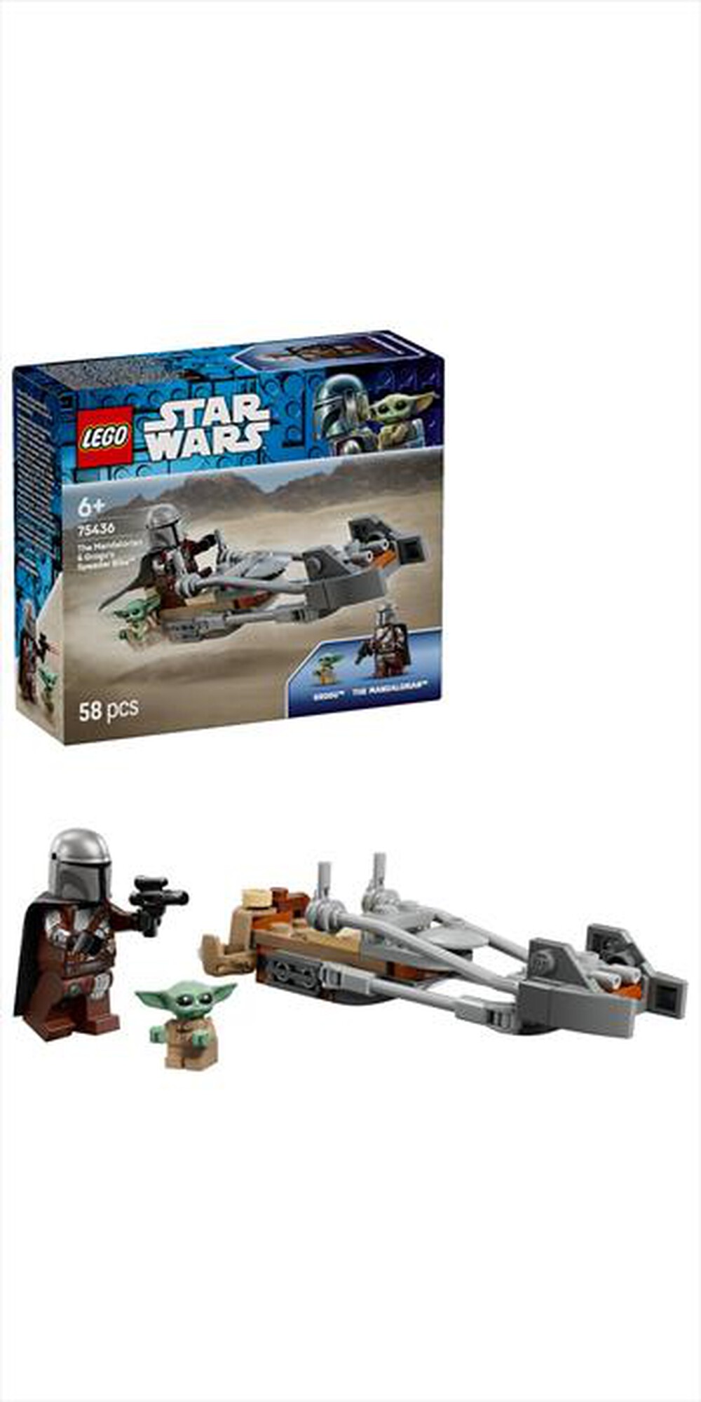 Immagine del prodotto LEGO - STAR WARS Speeder Bike del Mandaloriano - 75436