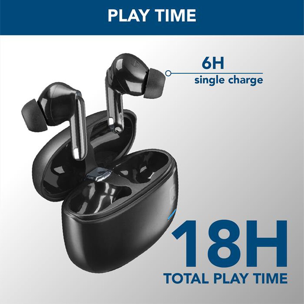 Immagine del prodotto CELLULARLINE - Auricolare bluetooth BTECLIPSETWSK-Nero