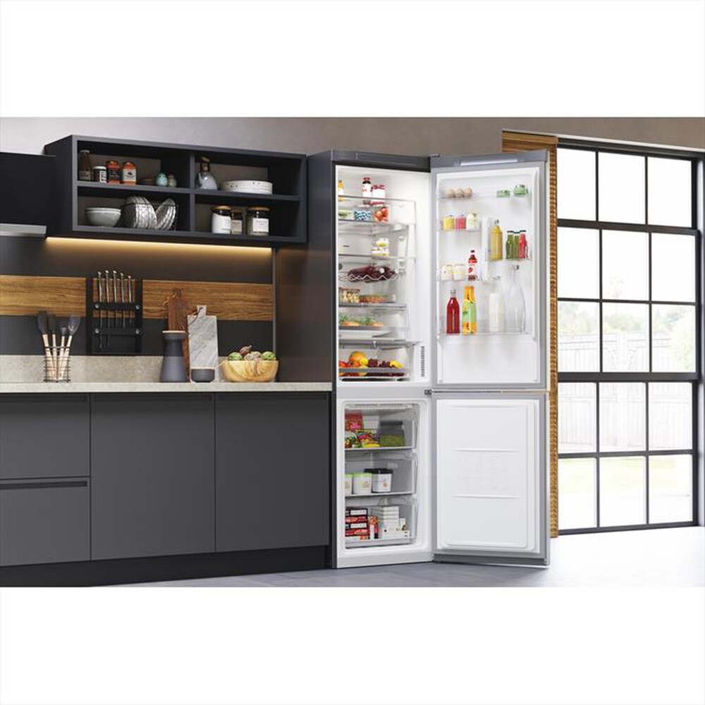 "HOTPOINT ARISTON - Frigorifero combinato HAFC9 TT43SX O3 Classe D-Acciaio inossidabile"
