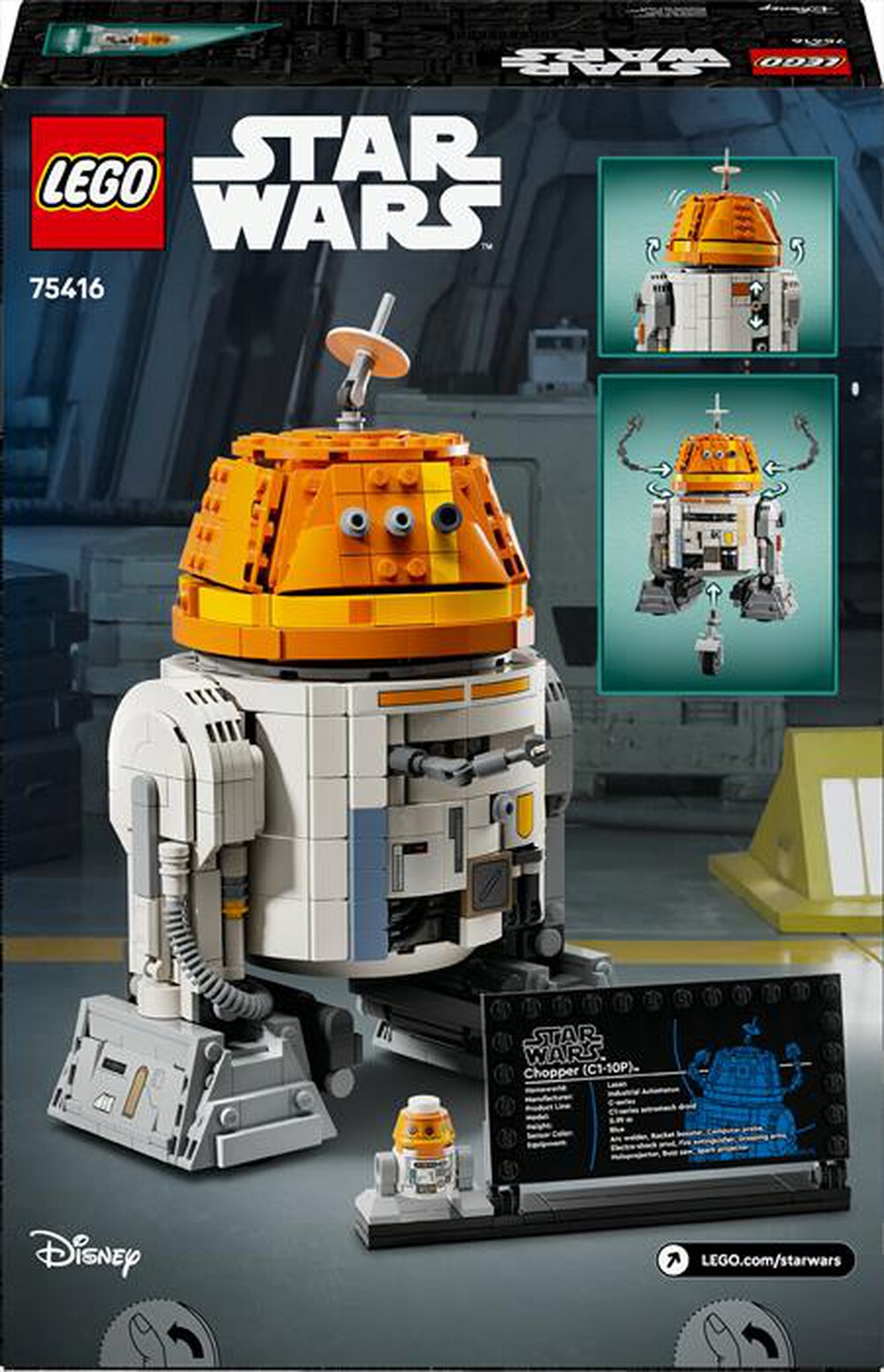 Immagine del prodotto LEGO - STAR WARS Droide astromeccanico (C1-10P) 75416