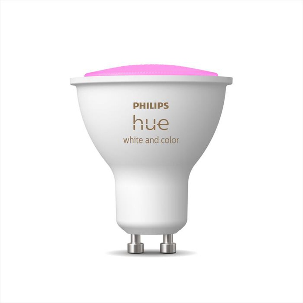 "PHILIPS - HUE WHITE AND COLOR AMBIANCE LAMPADINA GU10 4.3W-Bianco"