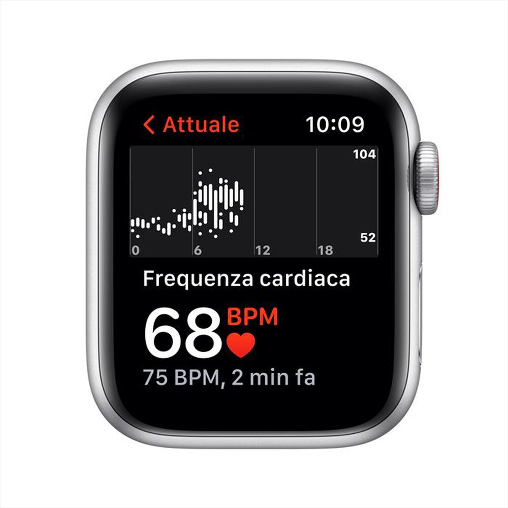 "APPLE - Watch SE GPS+Cellular 40mm Alluminio Argento-Sport LoopAzzurro/VerdeMuschio"