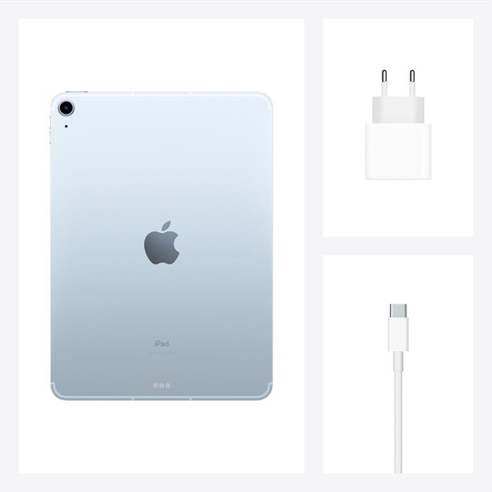 "APPLE - iPad Air Wifi + Cellular 64GB (2020)-Celeste"