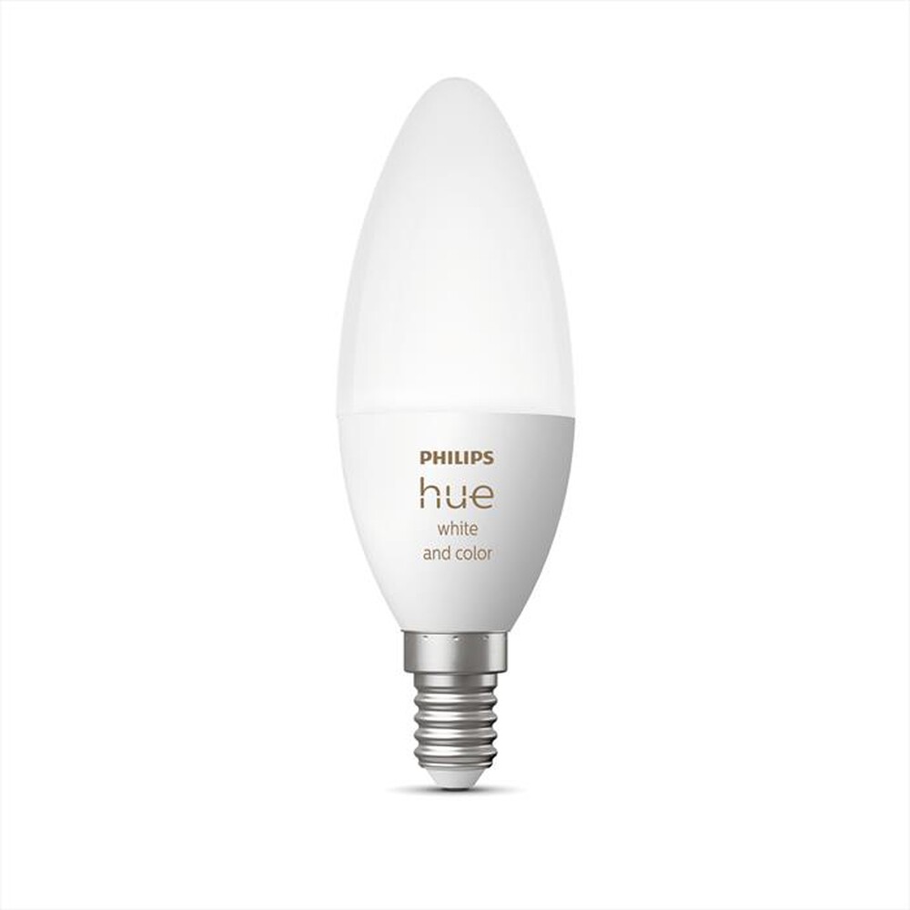 "PHILIPS - HUE WHITE AND COLOR AMBIANCE LAMPADINA E14 5.3W-Bianco"