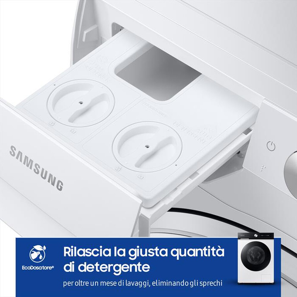 "SAMSUNG - Lavatrice WW11BB744DGES3 11Kg Classe A-bianco oblò black"