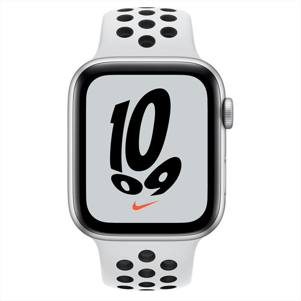 "APPLE - Apple Watch NIKE SE GPS 44Mmm Alluminio Argento-Sport Puro Platino/Nero"