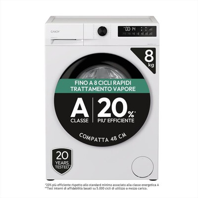 CANDY - Lavatrice GD 48SB6-S 8Kg Classe A-Bianco