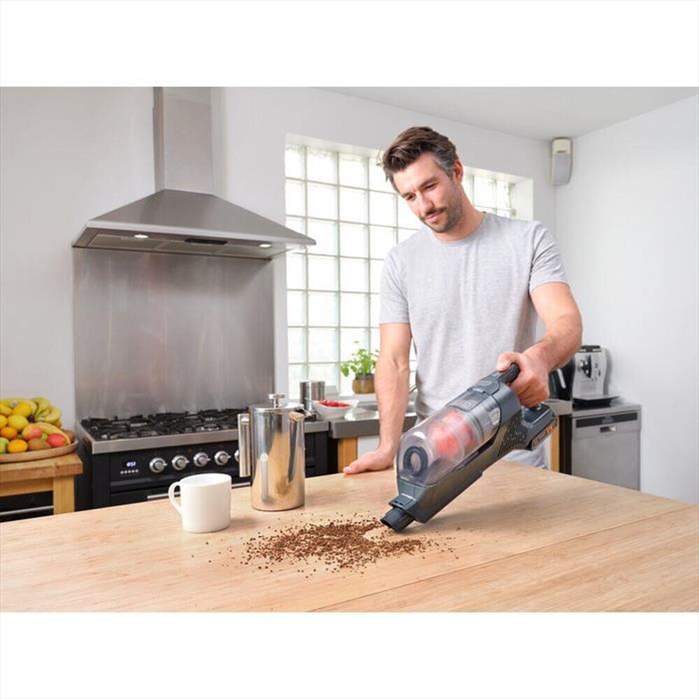 "BLACK & DECKER - Scopa elettrica BHFEA18D1-grigia"