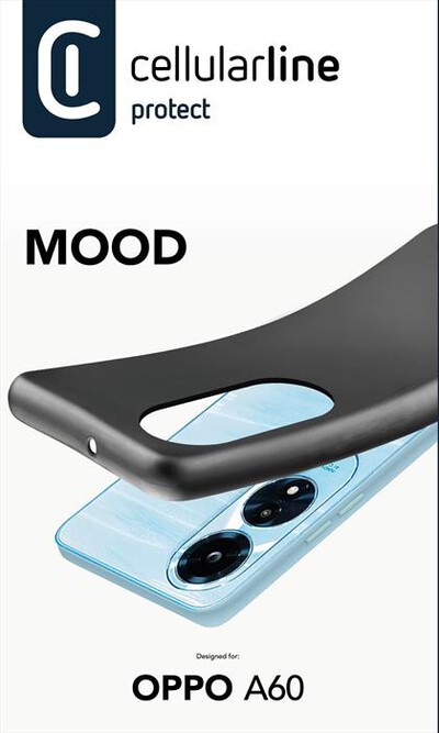 CELLULARLINE - Cover MOOD per Oppo A60-Black