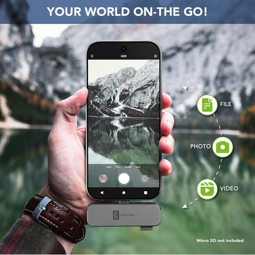 Immagine del prodotto CELLULARLINE - SMARTPHONE HUB 4-Nero