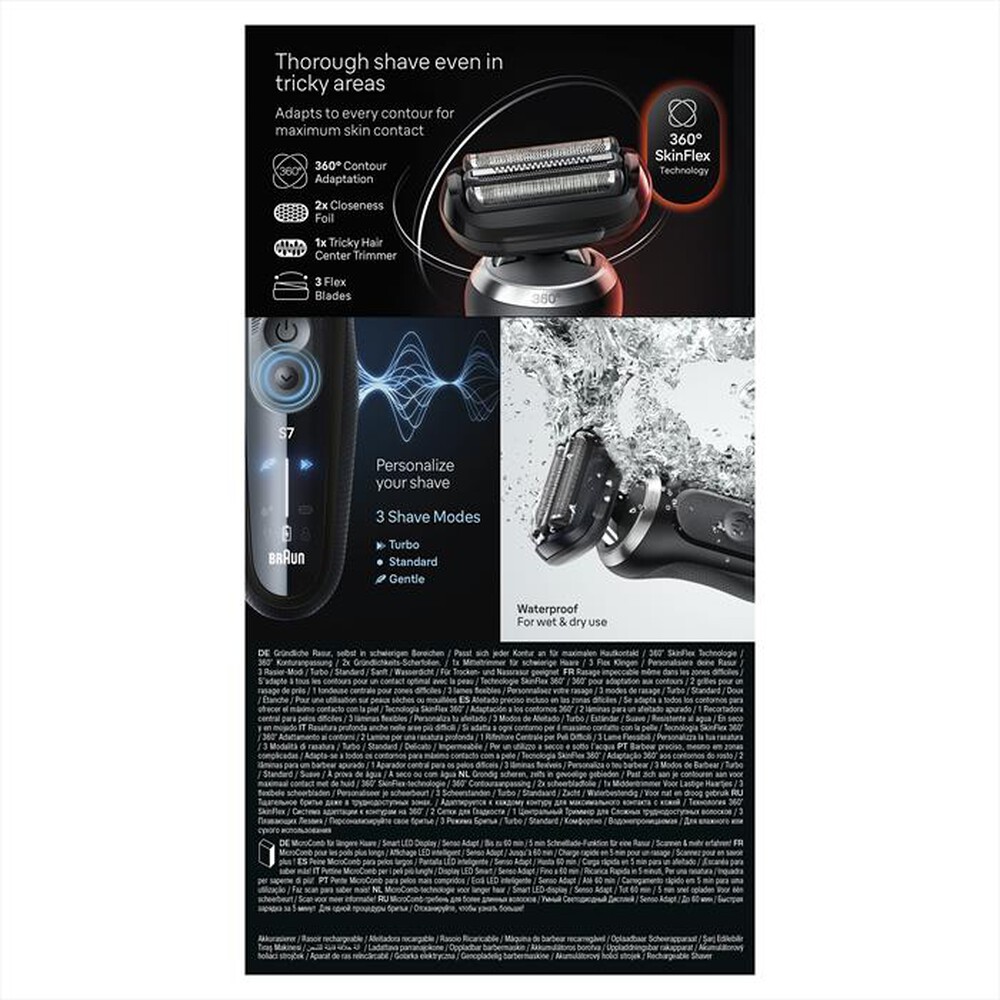 Immagine del prodotto BRAUN - BRAUN SHAVER 72-N1000S F1-NERO