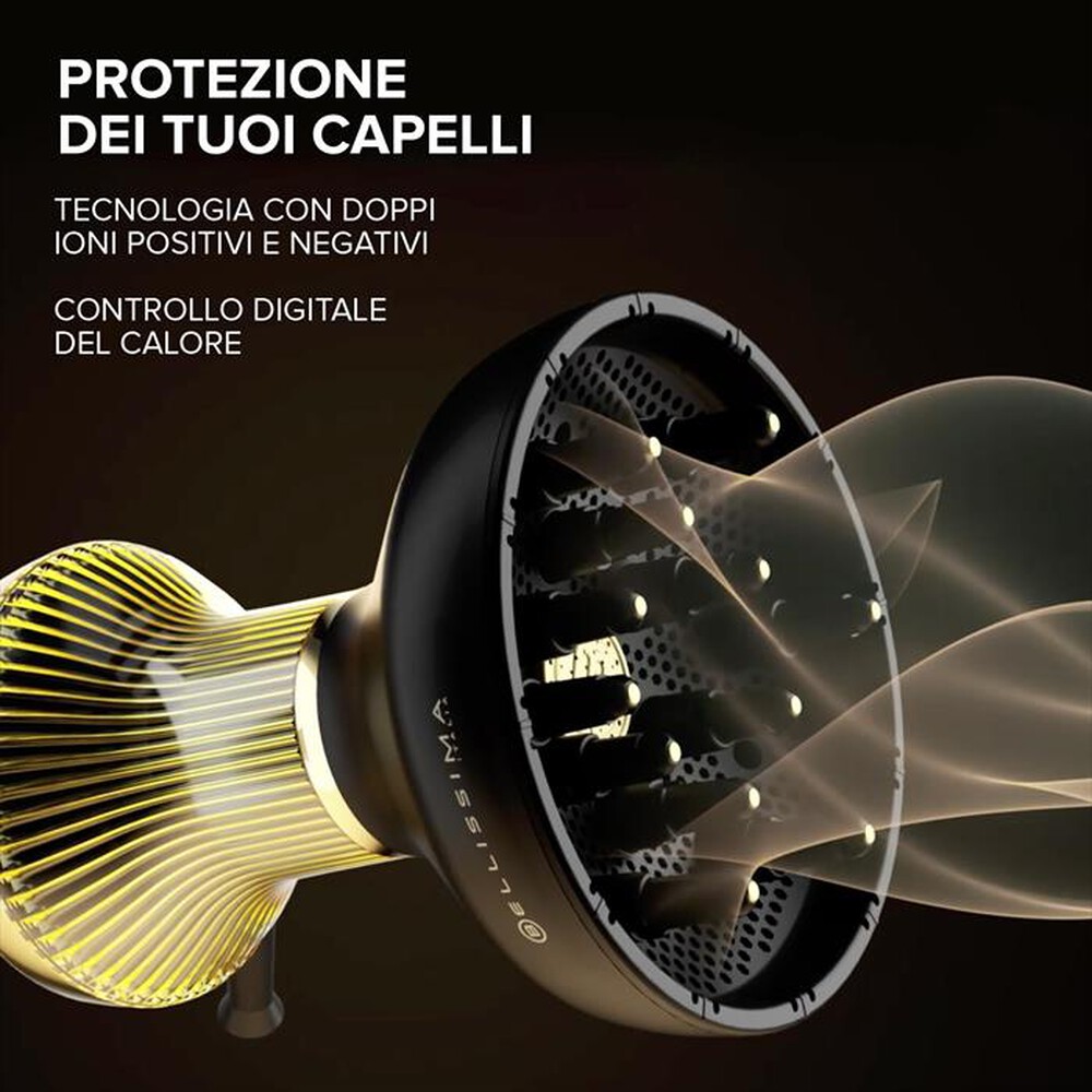 "BELLISSIMA IMETEC - DIFFUSORE AD ARIA CALDA DIFFON SUPREME-Nero, Oro"