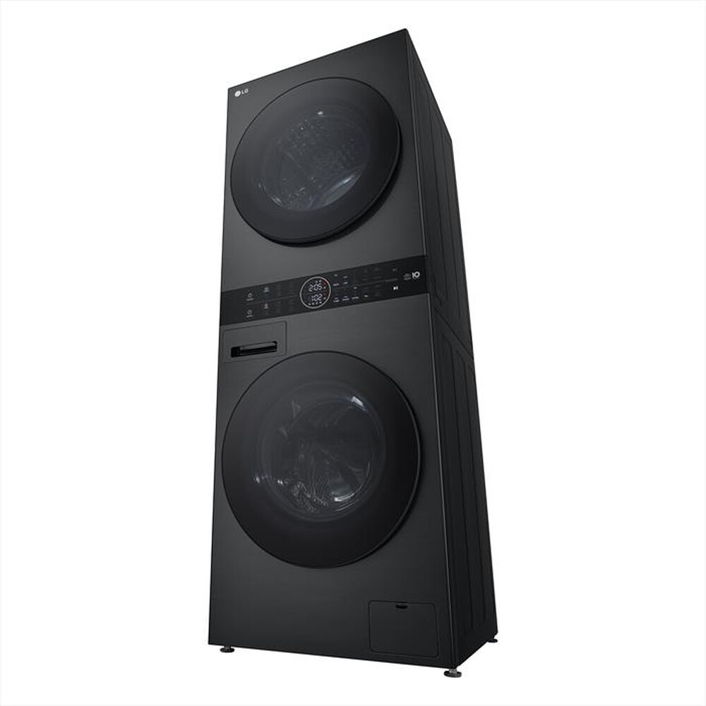 "LG - Lavasciuga WASHTOWER WT1210BBF 12/10 Kg Classe A-Platinum Black"