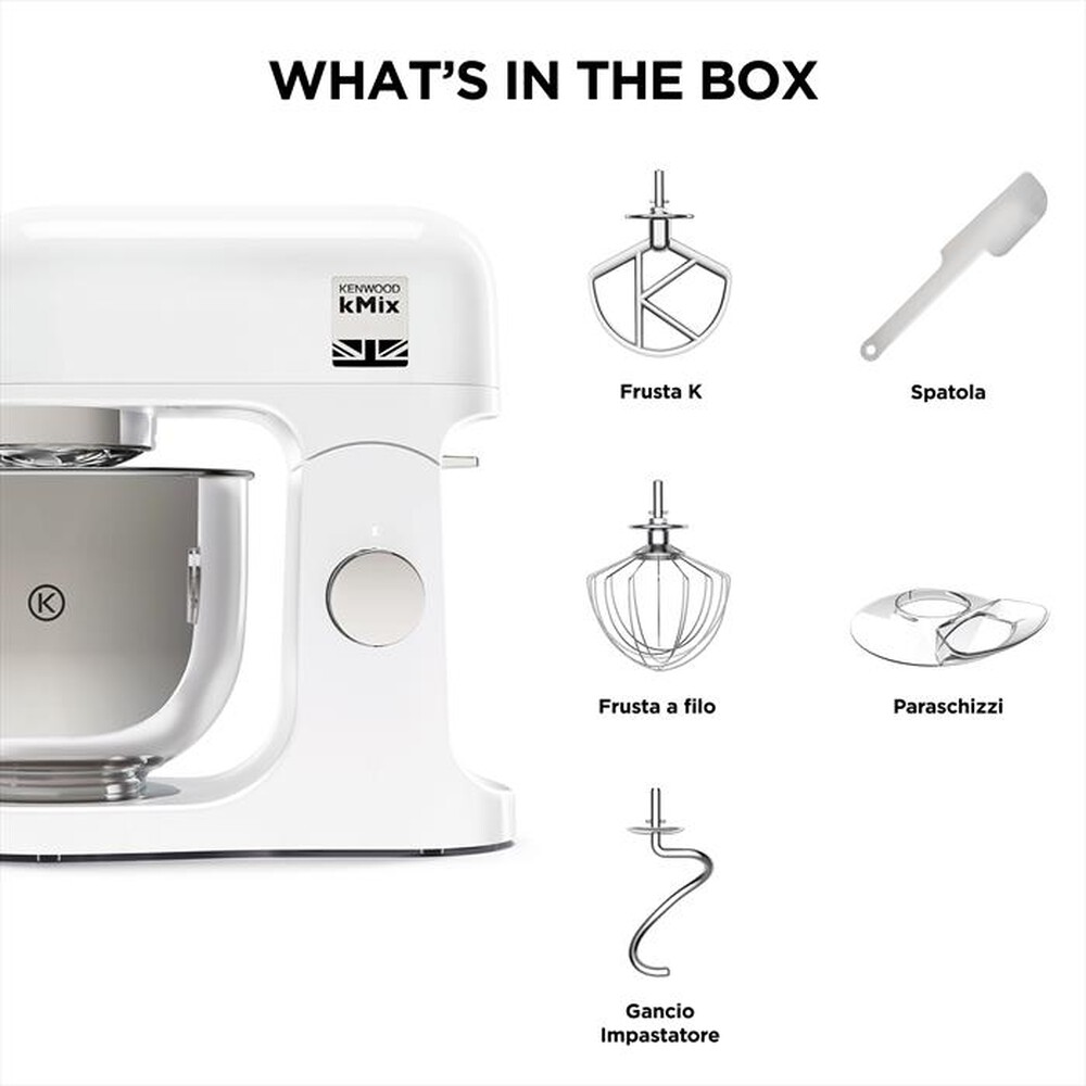 Immagine del prodotto KENWOOD. - Planetaria Titanium Chef Baker XL KVL85.124SI-Bianco