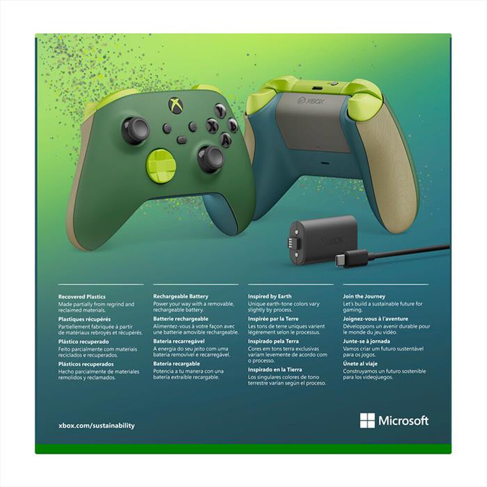 "MICROSOFT - XBOX CONTROLLER WIRELESS ED. SPECIALE REMIX-Verde"