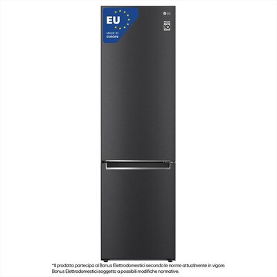 LG - Frigorifero combinato GBB72MCVBN Classe B 384L-Grigio scuro