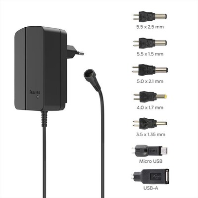 HAMA - Alimentatore da rete ECO switching-NERO