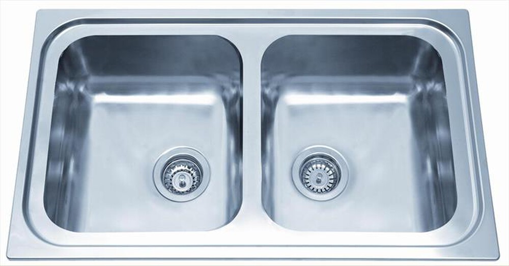 "GLEM GAS - Lavello lineare GL279X 2 vasche-Inox"