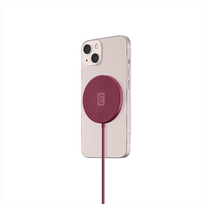 CELLULARLINE - Base di ricarica wireless MAGSFWIRELESSCOLR-Rosso