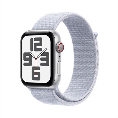 APPLE - Watch SE GPS + Cellular 44mm Cassa Alluminio-Argento - Sport Loop Azzurro