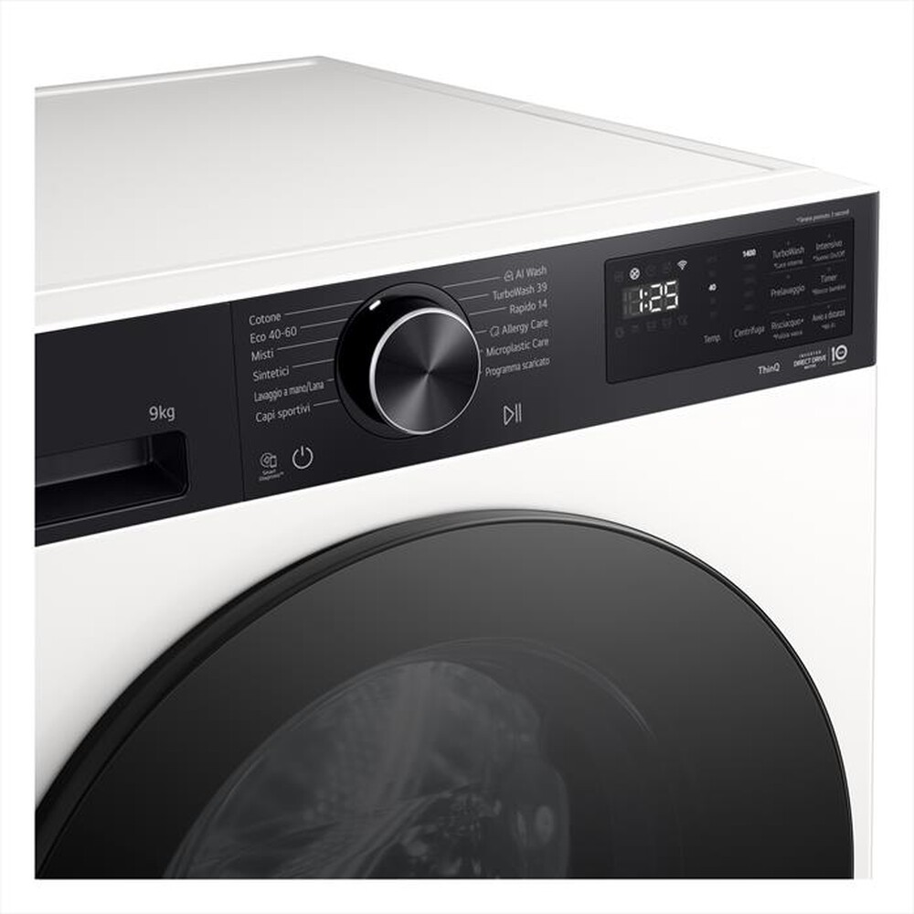 Immagine del prodotto LG - Lavatrice AI DD F4NX5009THB 9kg 1400g Classe A-40%-Bianco