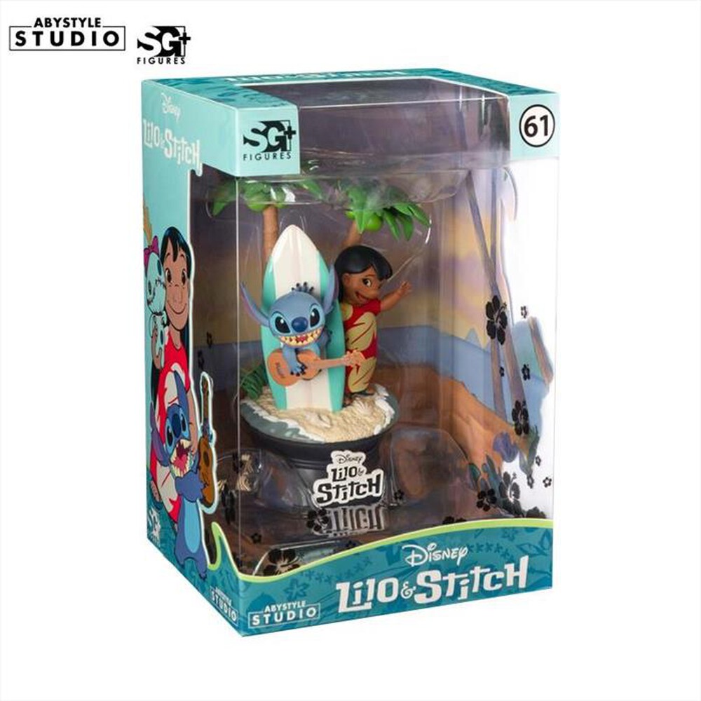 "ABYSSE - DISNEY FIGURINE \"LILO & STITCH SURFBOARD\"-Multicolore"