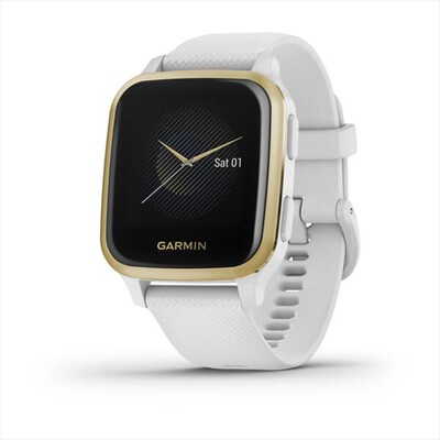 GARMIN - VENU SQ, NFC-White/Light Gold