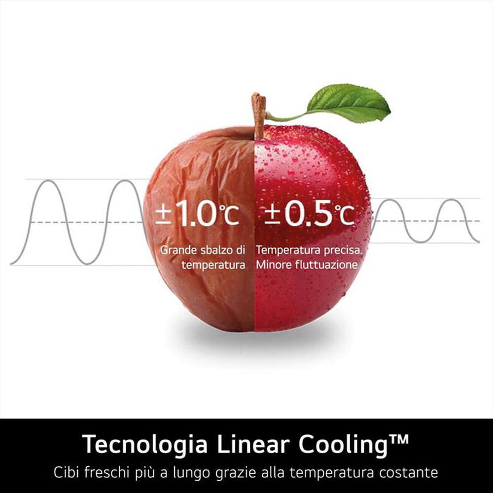 Immagine del prodotto LG - Frigorifero side by side GSLC41PYPE Classe E-Prime Silver