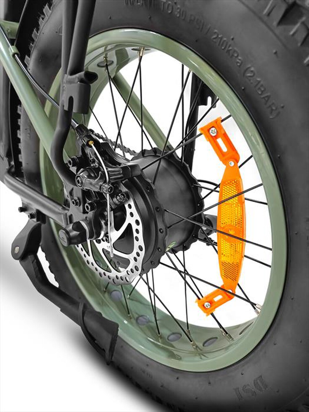 Immagine del prodotto ARGENTO - Fat bike BIMAX Y25-NERO/VERDE