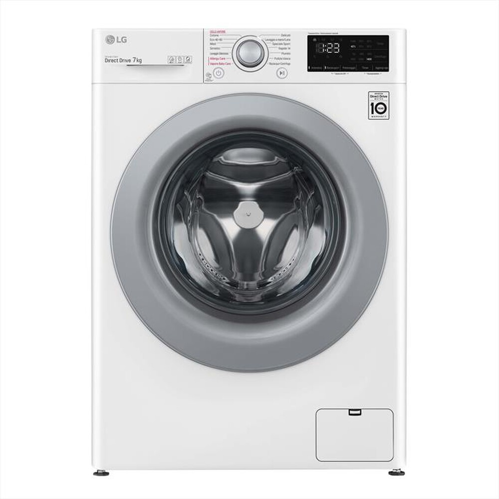 "LG - Lavatrice F2WV3S7S4E 7 Kg Classe D-White"