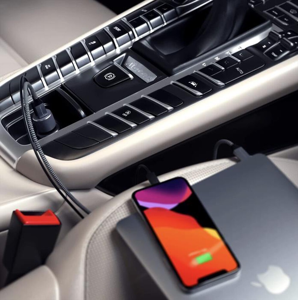 "SATECHI - ADATTATORE PER CARICABATTERIE DA AUTO PD TYPE-C 72-SPACE GREY"