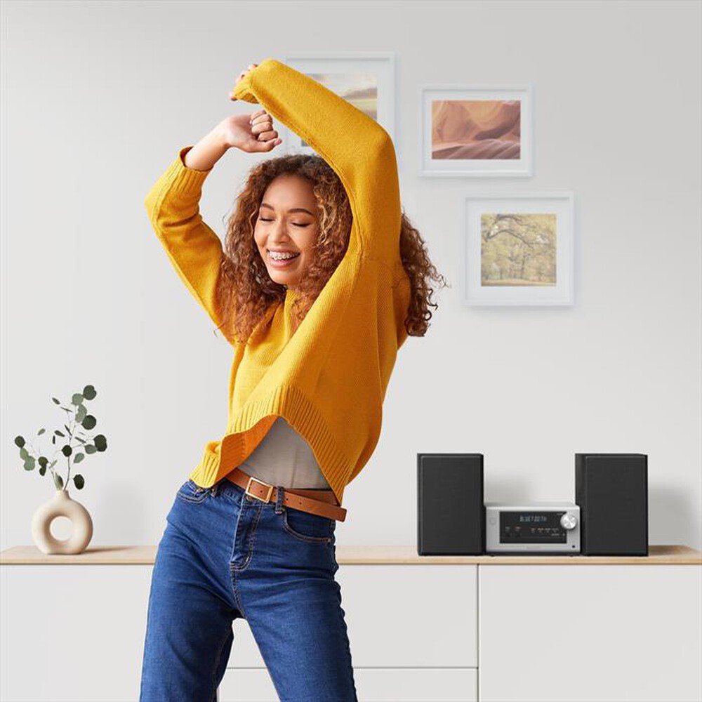 "PANASONIC - Micro HiFi SC-PM702EG-S"