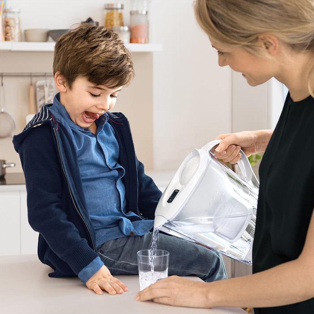 "BRITA - CARAFFA FILTRANTE MARELLA WHITE-Bianco/trasparente"