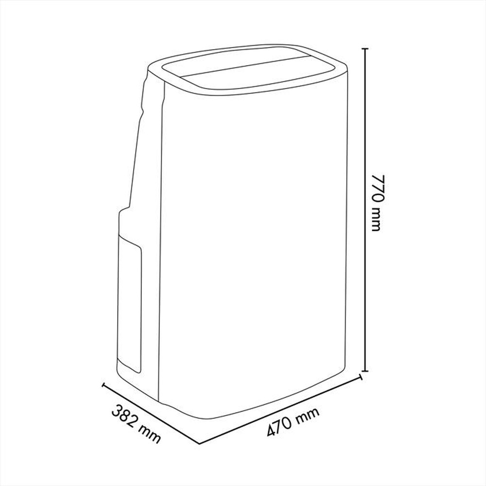 "ARGO - Condizionatore monoblocco ODIN  PLUS-Bianco"