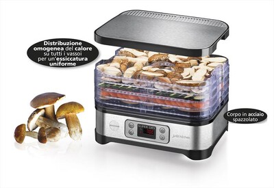 MACOM - SUPER DRY-ACCIAIO E NERO