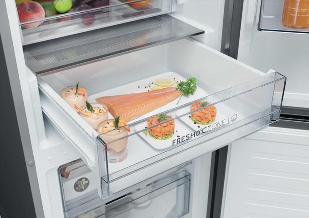 Immagine del prodotto HAIER - Frigorifero combinato HDPR1620ANPK Classe A 409lt-Acciaio inox