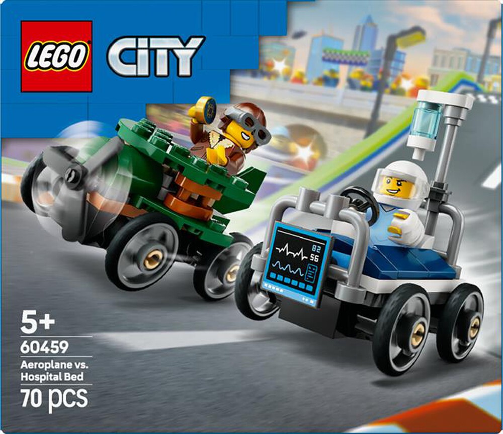 Immagine del prodotto LEGO - CITY Veicoli da corsa aereo letto d&rsquo;ospedale 60459