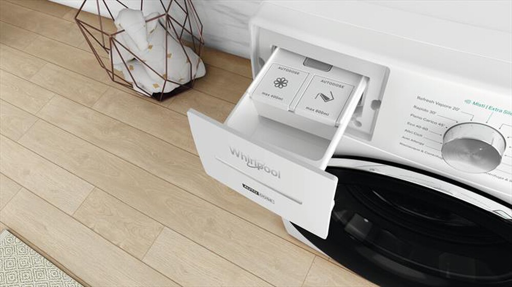 "WHIRLPOOL - Lavatrice SUPREME SILENCE W7X W845WR IT 8 Kg - B-Bianco"
