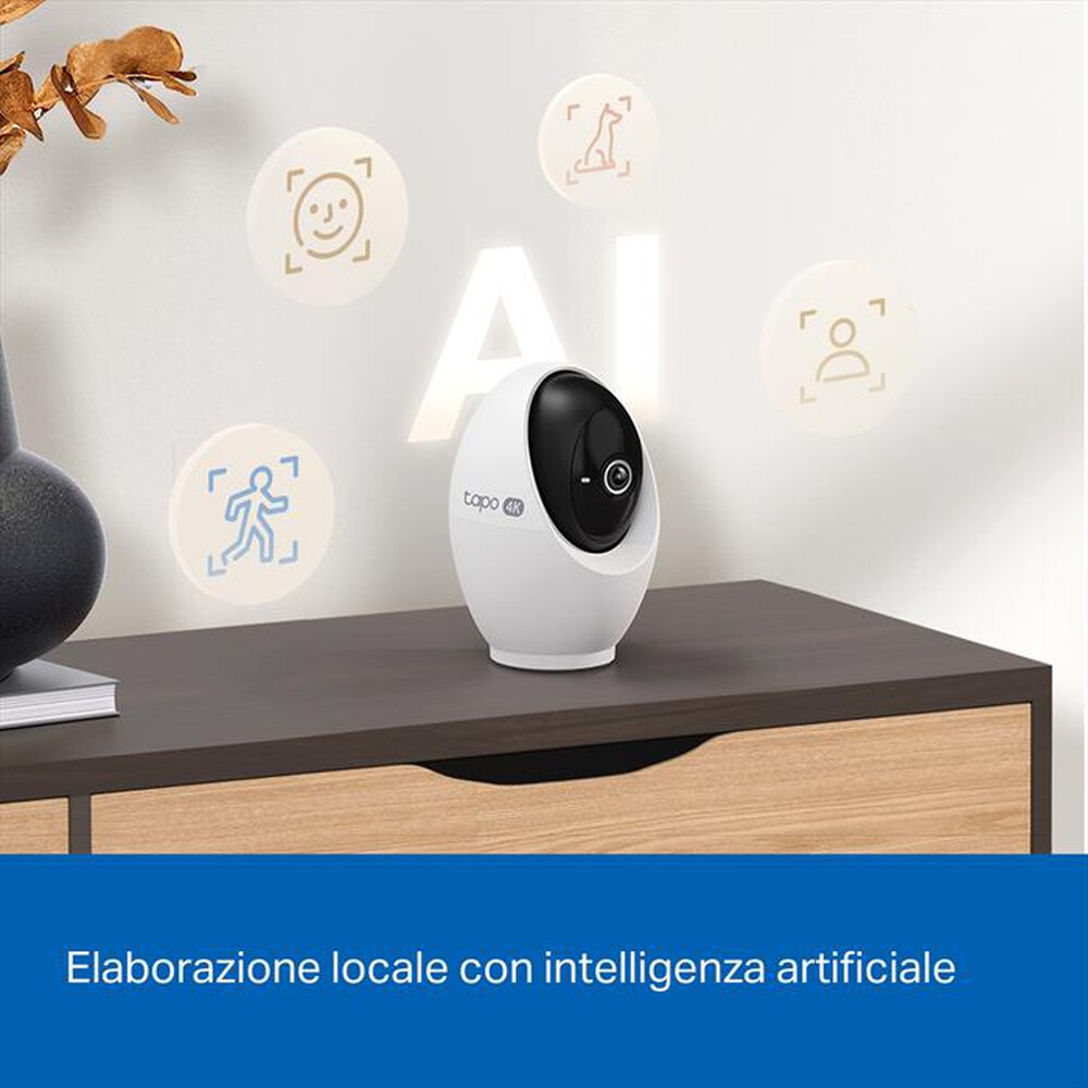 Immagine del prodotto TP-LINK - TAPOC260 TELECAMERA WI-FI PAN/TILT  INTERNA 4K 8MP-bianco